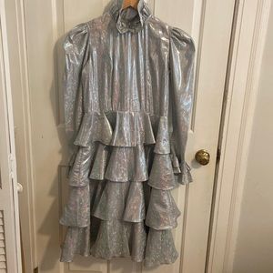 Batsheva Silver Dress